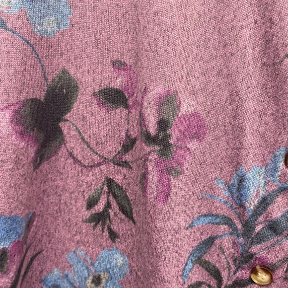 ✨ 4 for $30 ✨ Lily Morgan Lilac Floral tie Knot Bottom Top Super Soft Size 3x - Picture 3 of 5